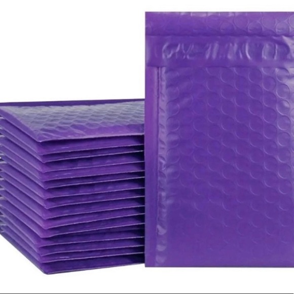 10 Purple padded envelopes - Poly Bubble mailers 4x8 - Picture 4 of 4